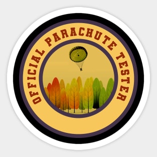 Official Parachute Tester Sticker